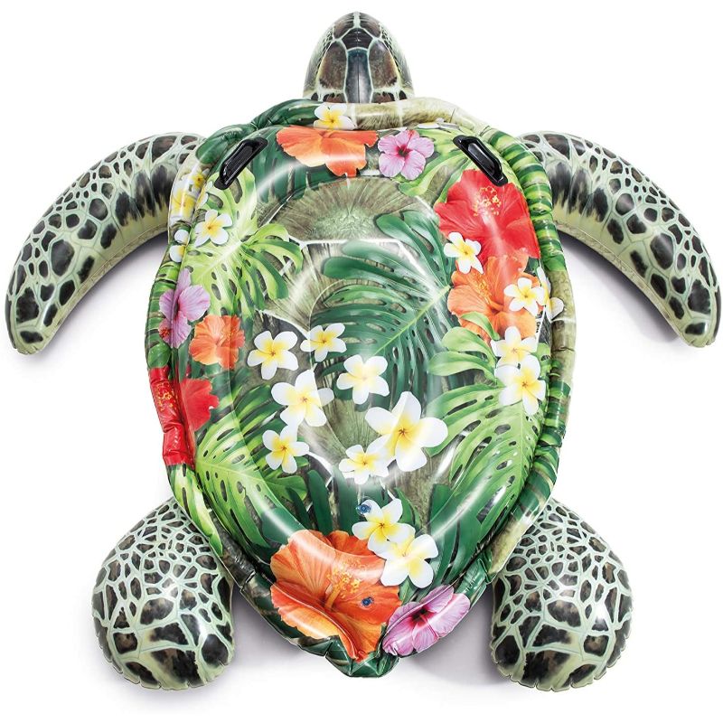 Intex Realistic Print Sea Turtle Inflatable Float eBay
