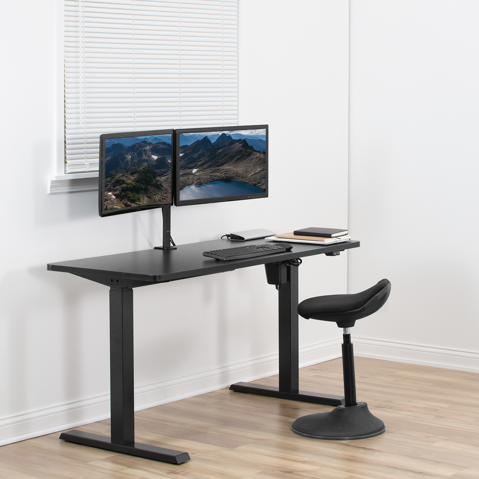 USED VIVO Black Electric Single Motor Stand Up Height