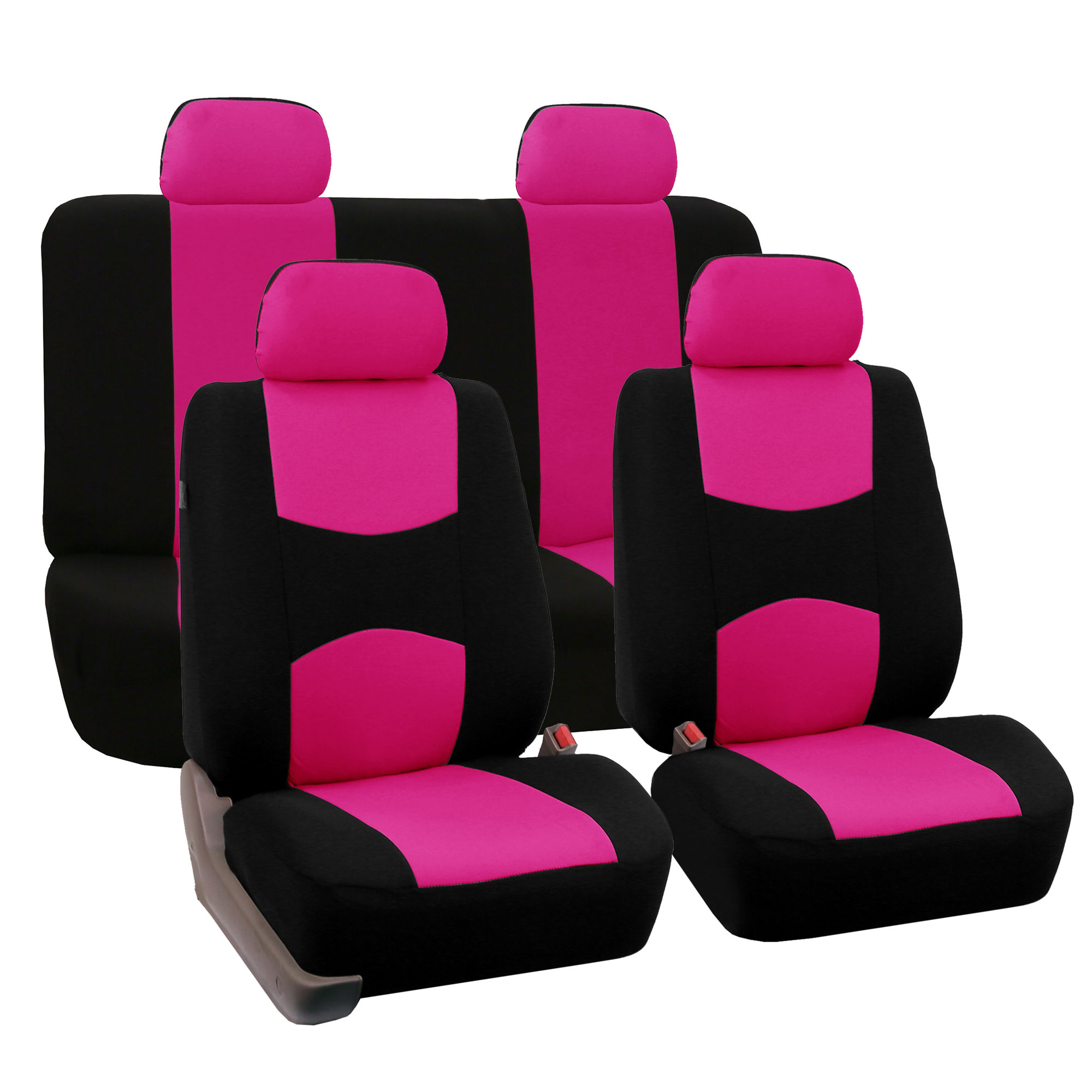 8 Piece Lowback Flat Cloth Full Set Auto Seat Covers eBay