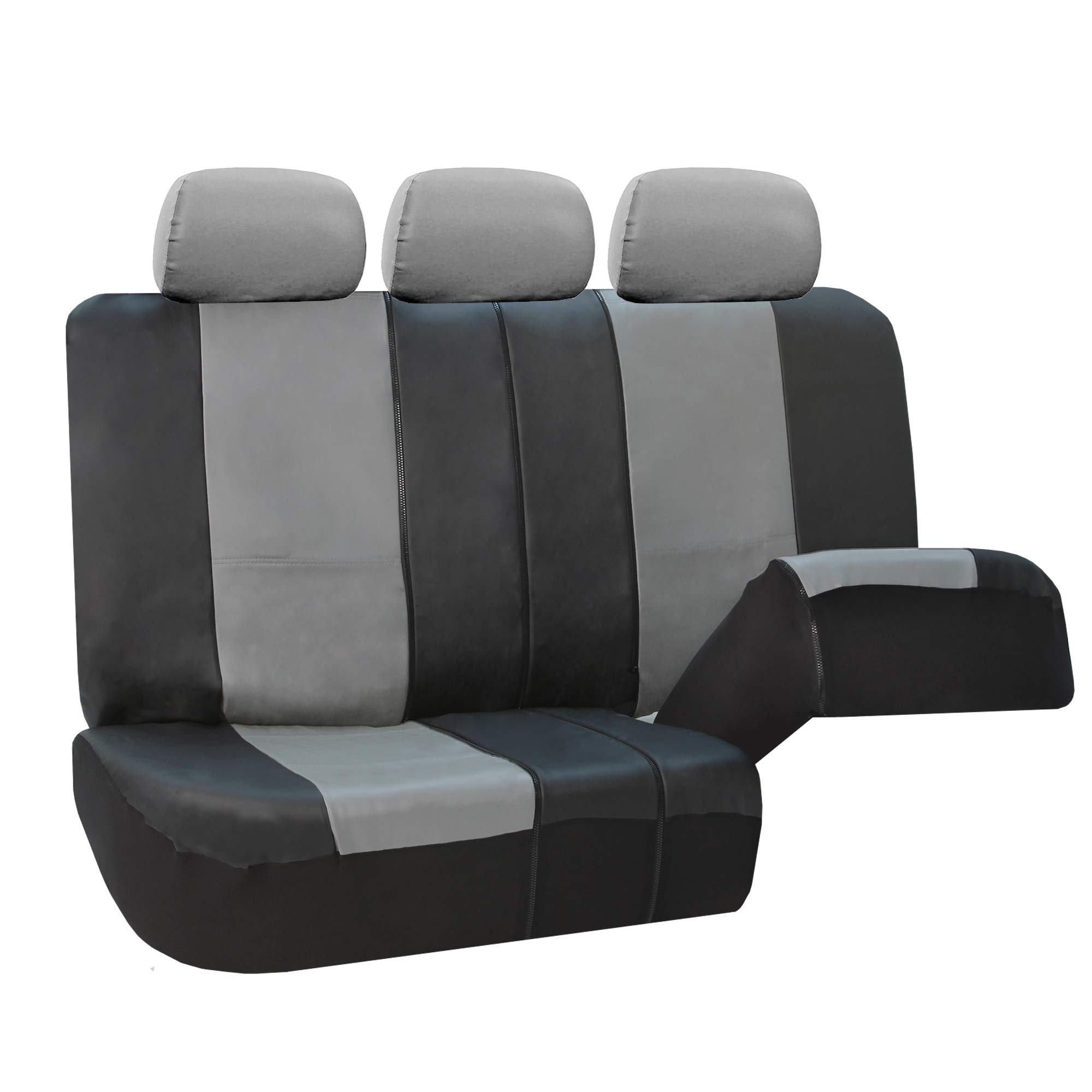 PREMIUM PU LEATHER Seat Covers For Car Truck SUV Van Rear Bench 34.