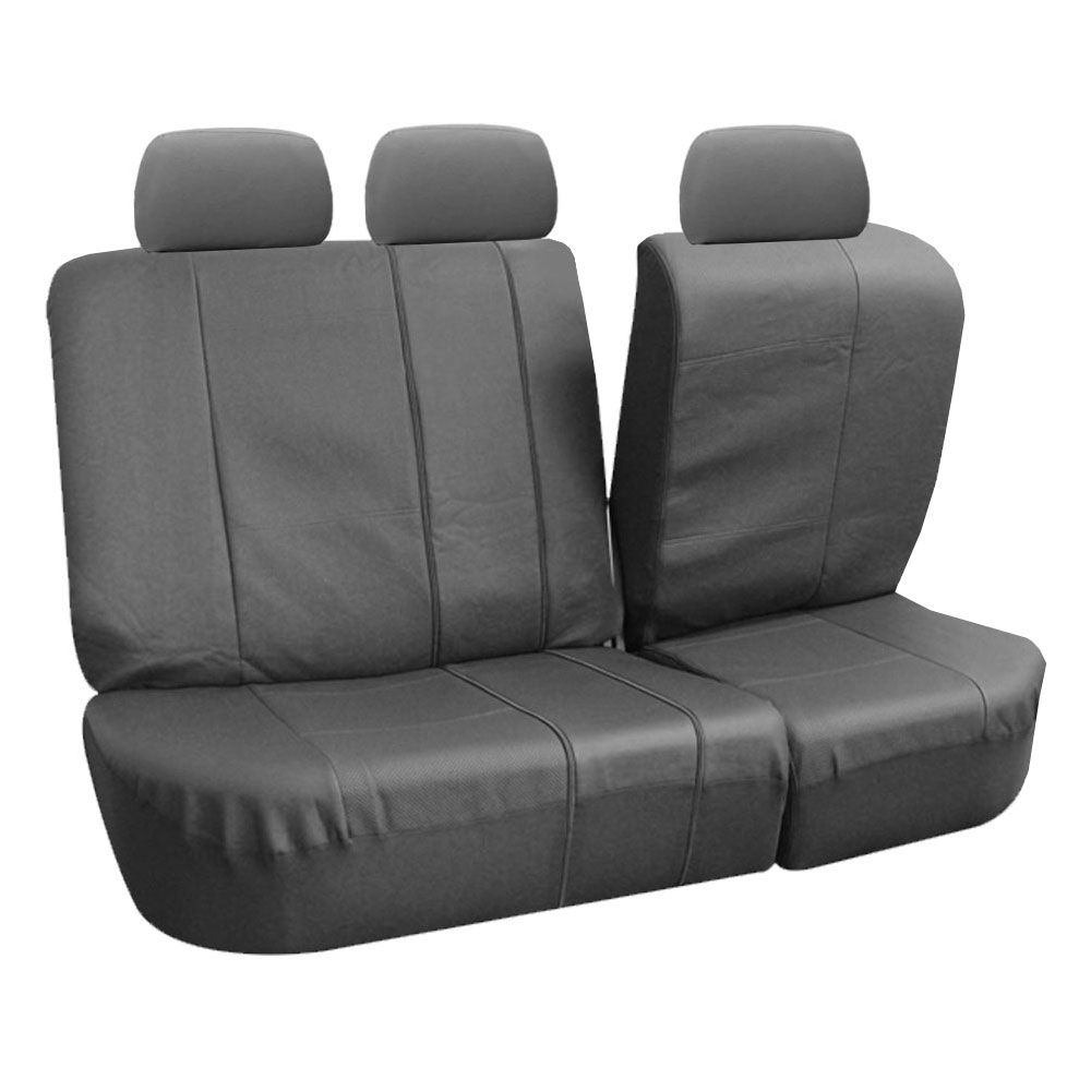 3 Row Car Seat Covers Faux Leather Luxury Top Quality for Minivan SUV