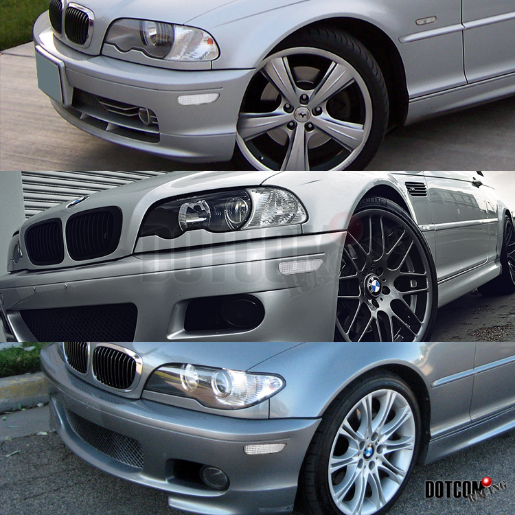 Bmw E46 M3 330Ci Front Bumper Reflector GTRS Front Bumper (RACE) w