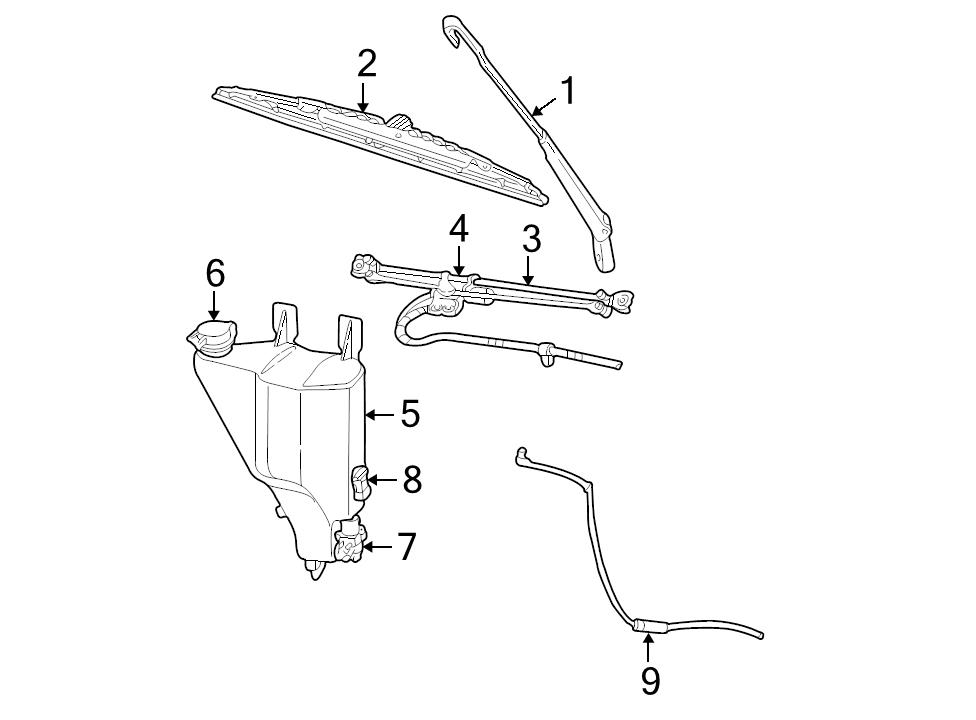NEW GENUINE OEM WINDSHIELD WASHER FLUID HOSE & NOZZLE DODGE RAM 1500 2500 3500 eBay