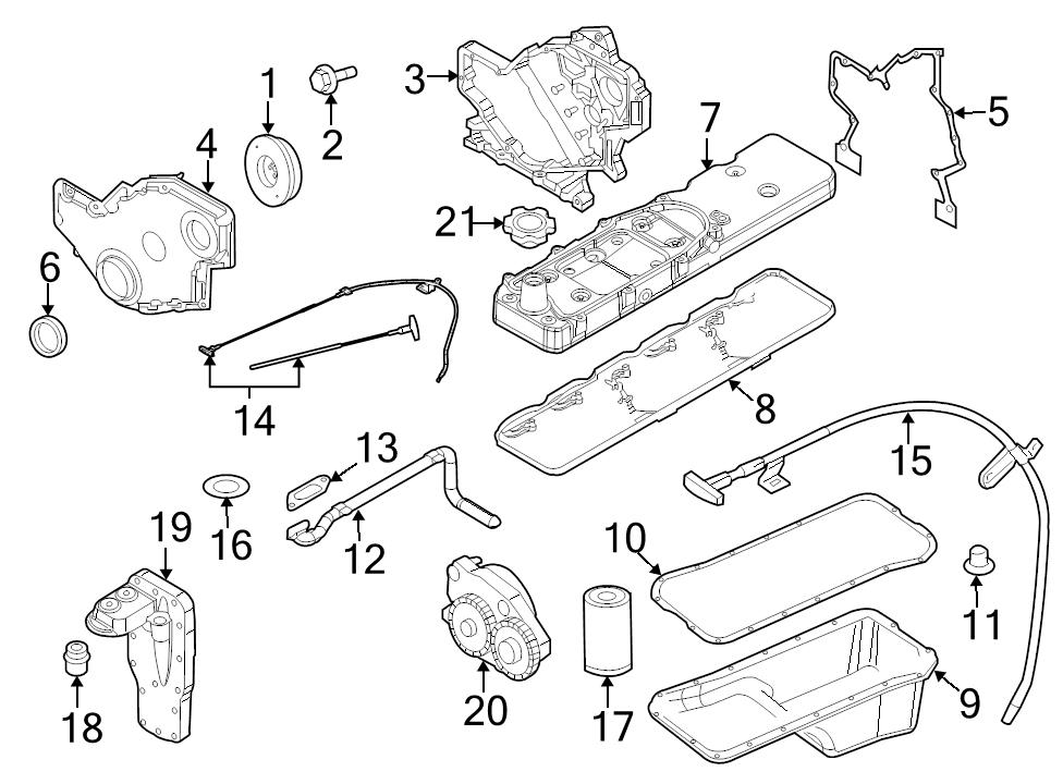 NEW MOPAR OEM ENGINE TIMING CASE ACCESS COVER DODGE RAM 2500 3500 4500