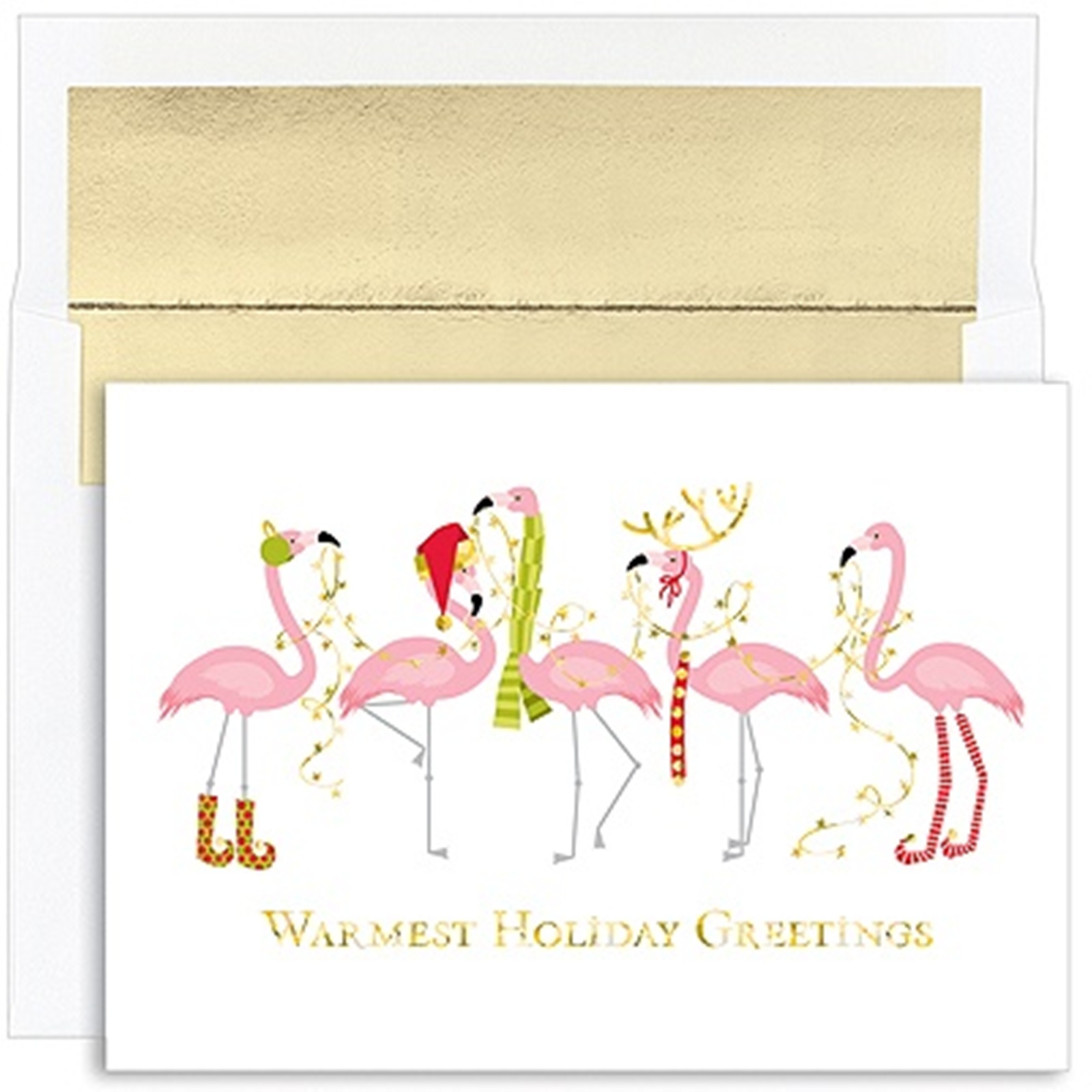 Pink Flamingo Christmas Cards Fashionista Pink Flamingos 18 Christmas Holiday Boxed Greeting Cards eBay