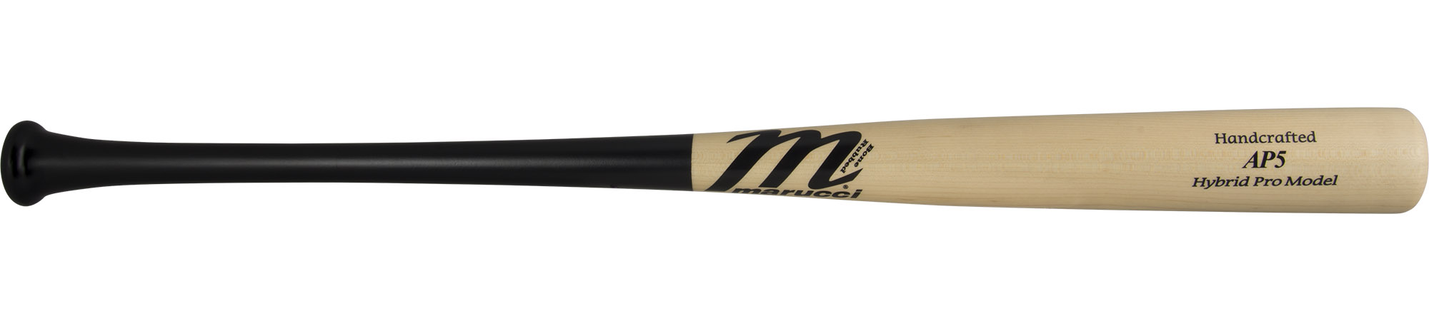 Men's Marucci AP5 Hybrid Pro Model Wood Bat Natural/Black 849817078976