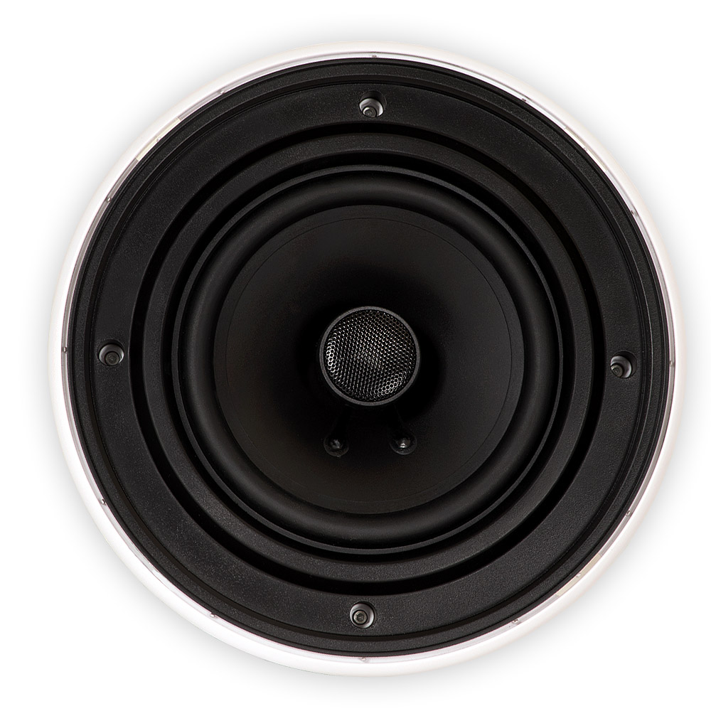 Theater Solutions TSQ670 Flush Mount 70 Volt Speakers with 6.5" Woofers
