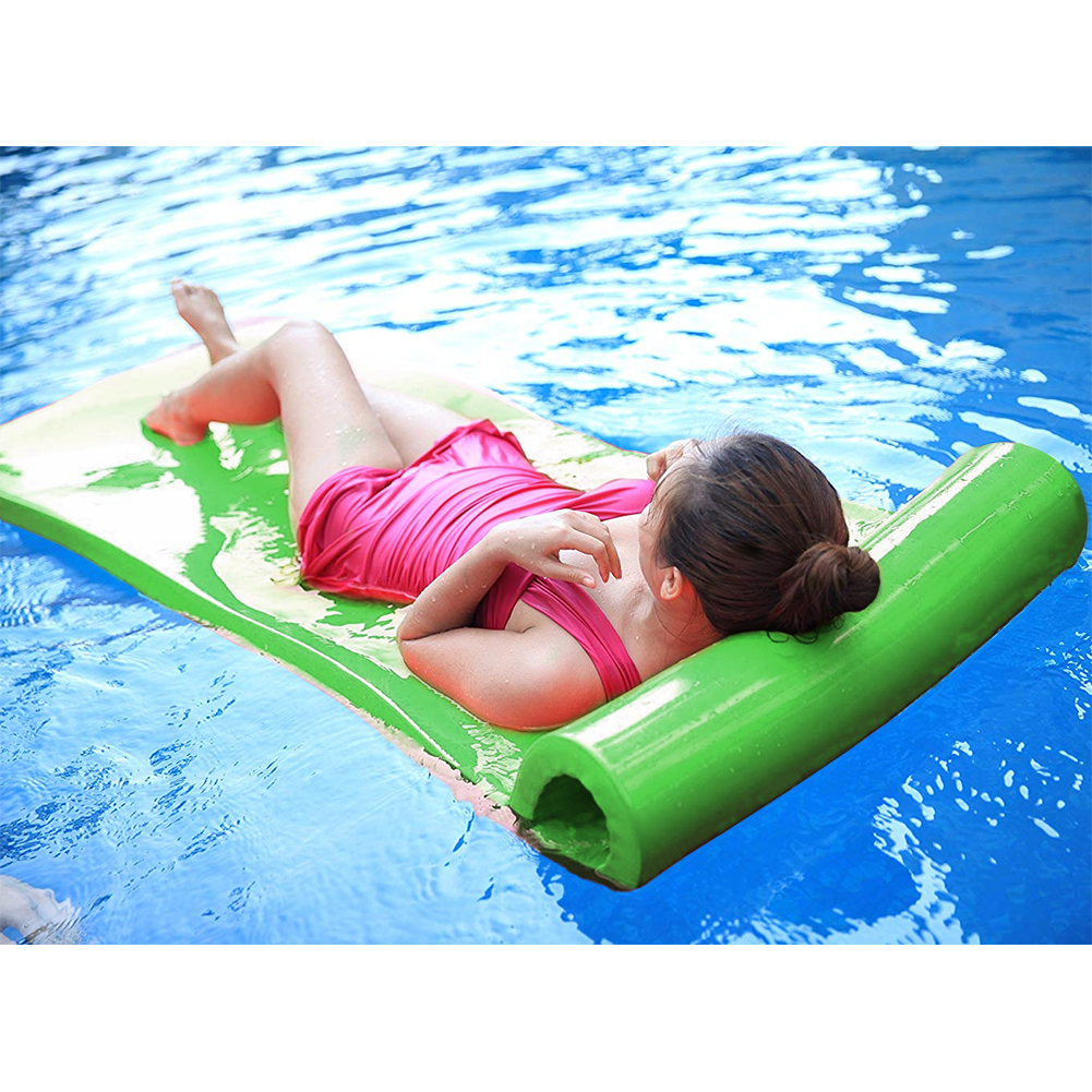 NEW! DELUXE FOAM CUSHION UNSINKABLE OVERSIZED POOL FLOAT CUSHION