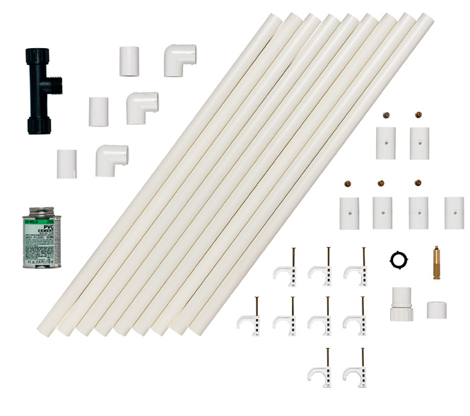 Orbit 1/2" PVC Mist Cooling System Kit, Patio & Yard Water Misting Cool