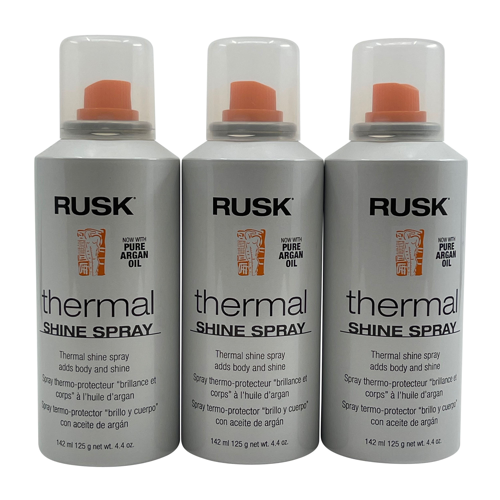 Rusk Thermal Shine Spray Argan Oil Body & Shine 4.4 OZ(Pack of 3) eBay