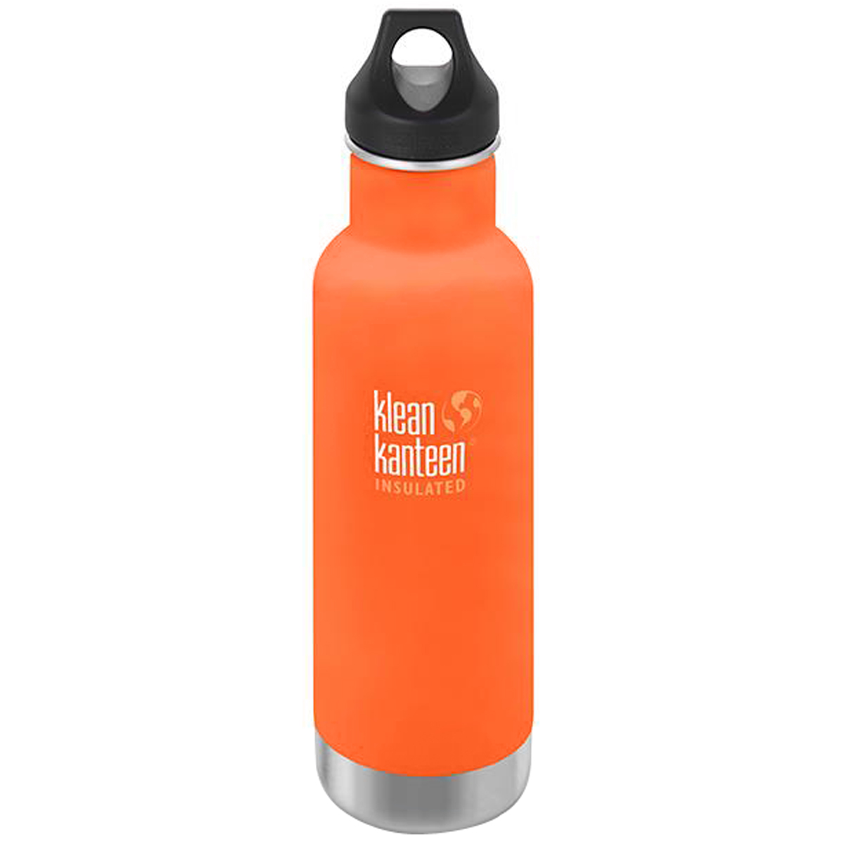 Klean Kanteen Classic 20 oz. Insulated Bottle with Loop Cap eBay