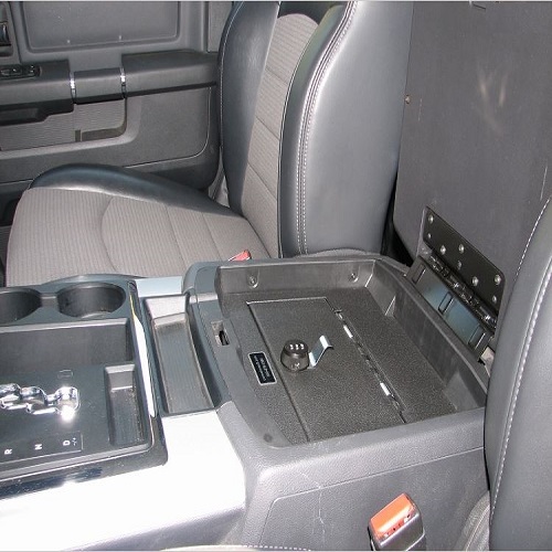 Console Vault Floor Console Gun Safe for 0916 Dodge Ram w/ Barrel Key Lock eBay