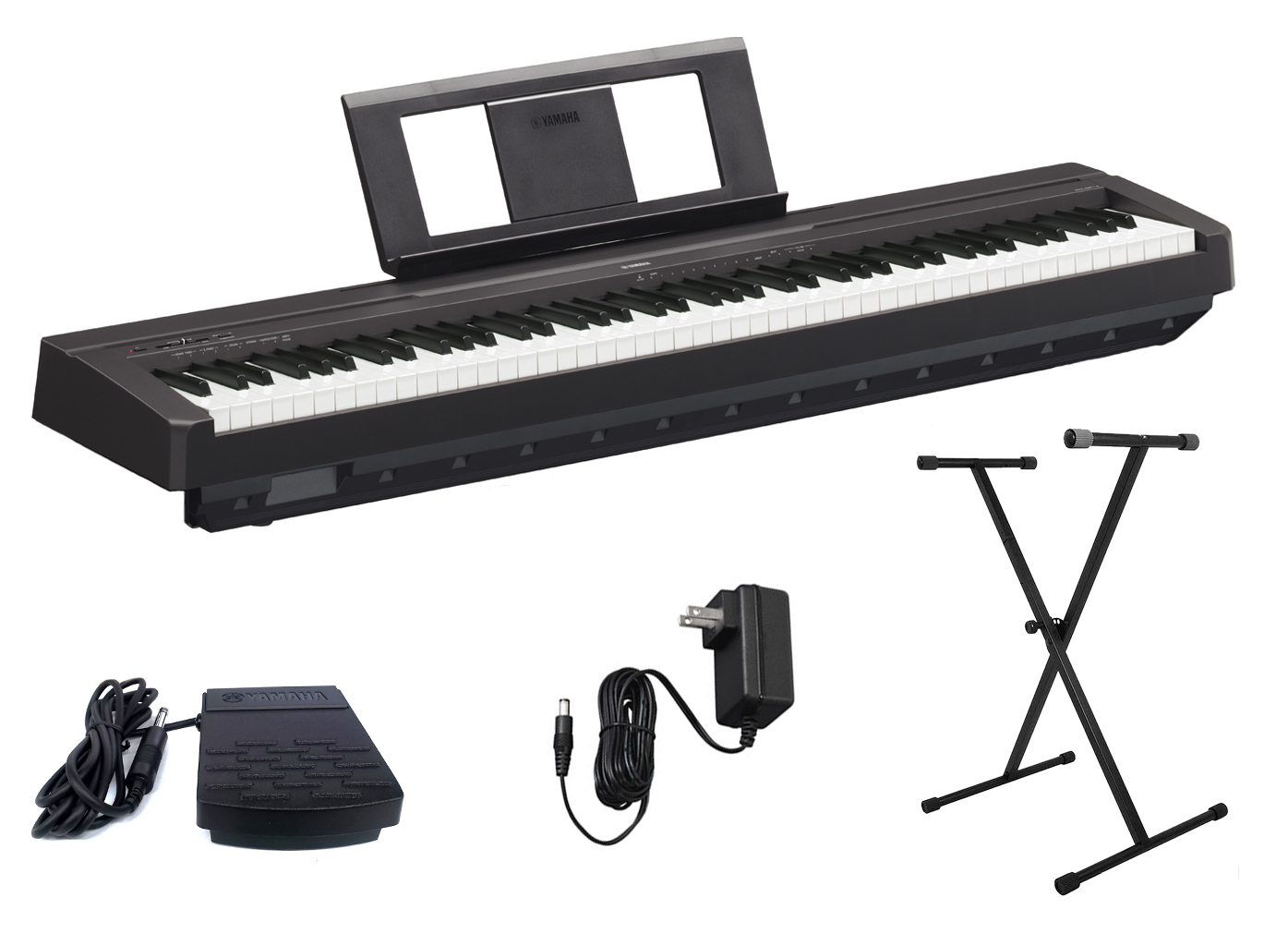 Yamaha P45B Digital Piano with SingleX Keyboard Stand eBay