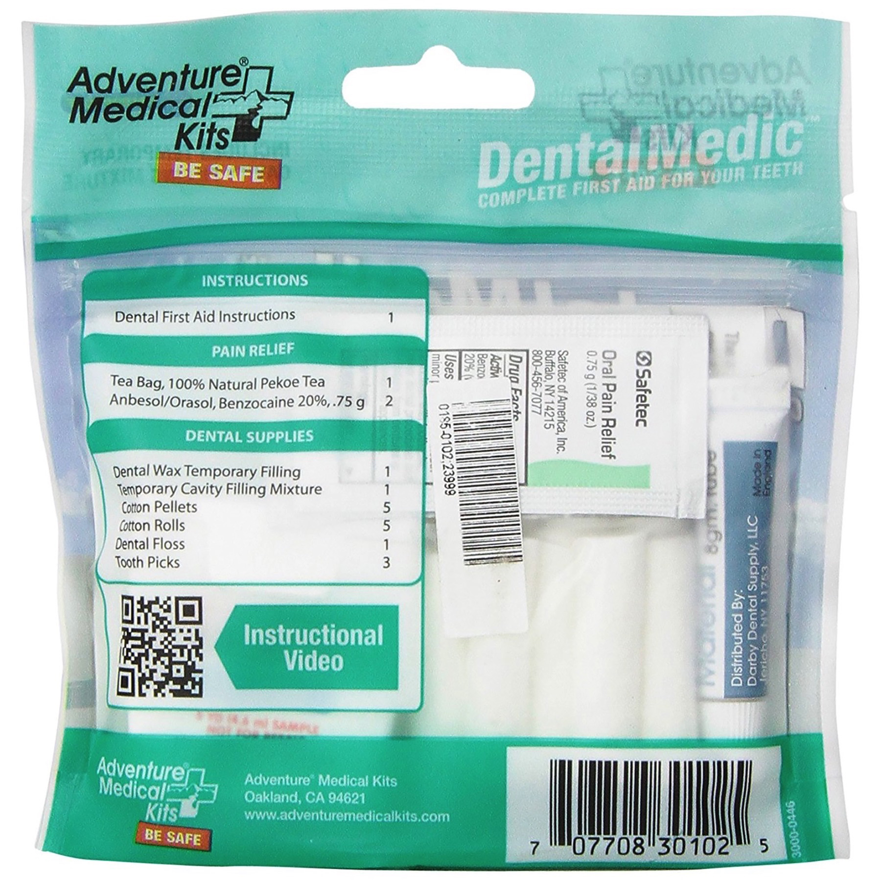 Adventure Medical Kits Dental Medic Kit Ultralight Emergency FirstAid