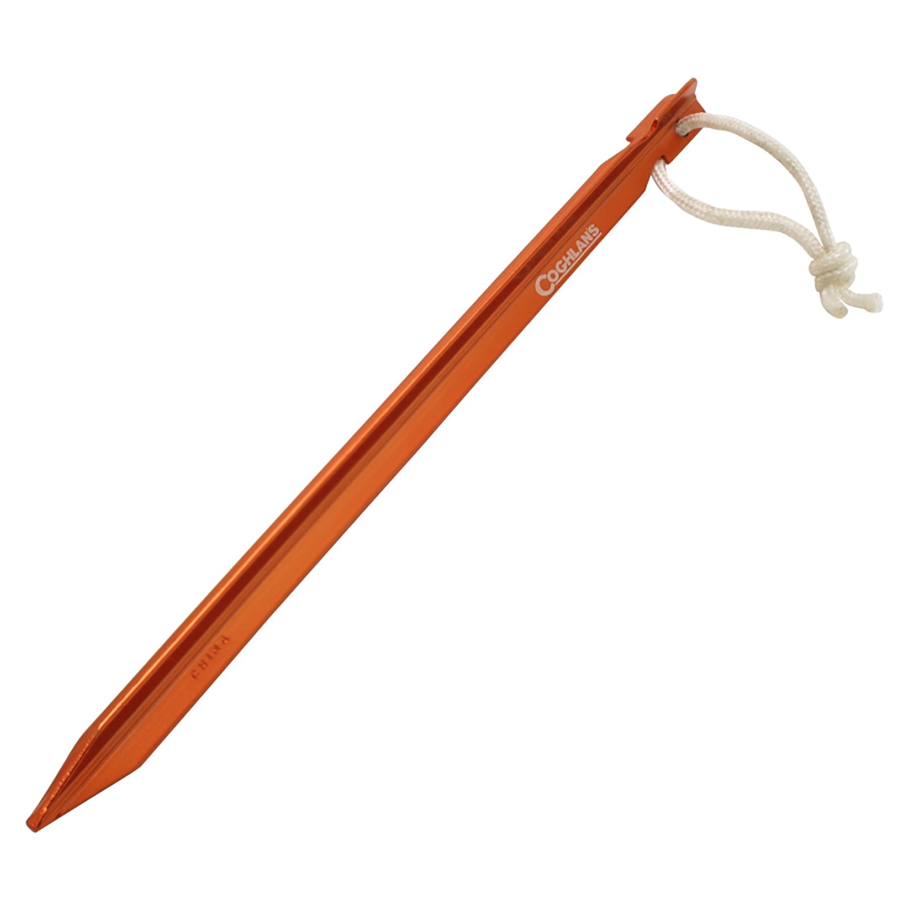 Coghlan's Ultralight Tent Stakes Aluminum w/ Durable Nylon Cord (2Pack