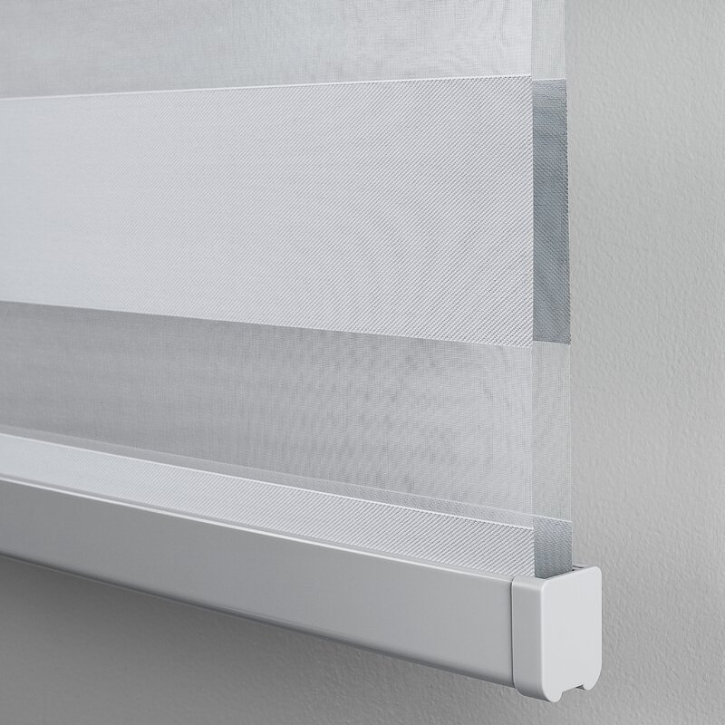 Cordless Dual DoubleLayered Light Filtering Room Darkening Roller