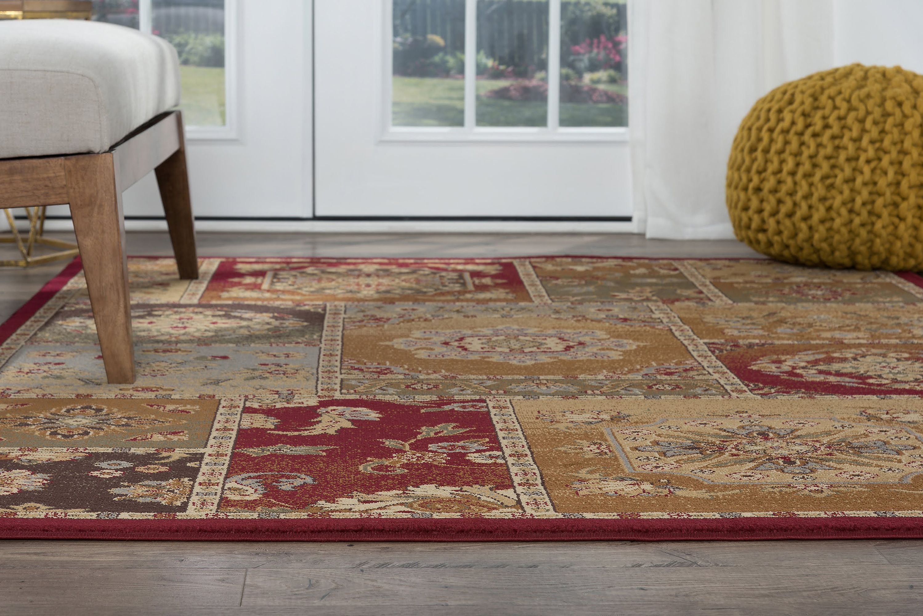 MultiColor Oriental Transitional Area Rug 5x7 Carpet Actual 5' 3" x 7