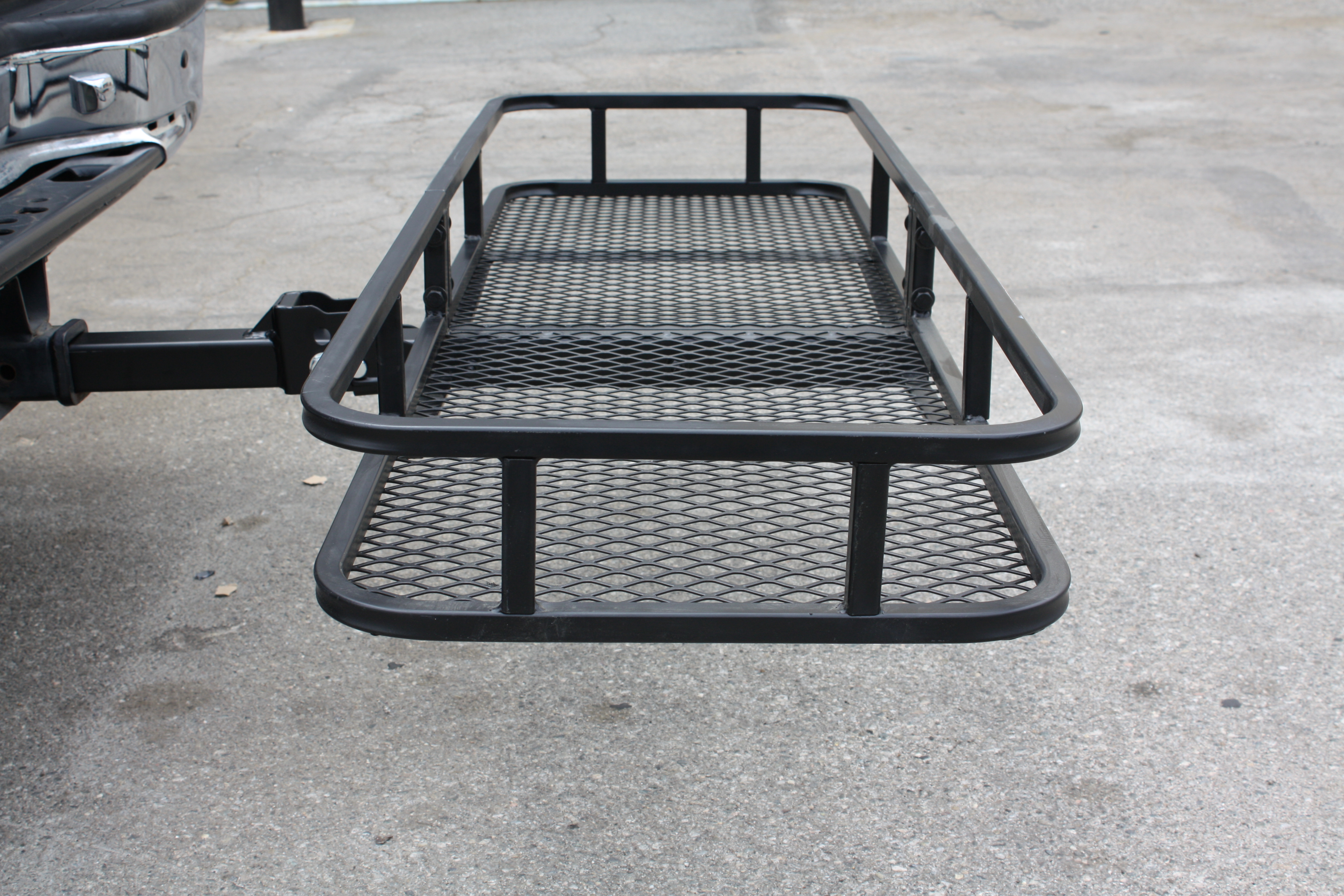 IRON FIST 60" Folding CARGO CARRIER Basket Hitch Hauler Truck / Car