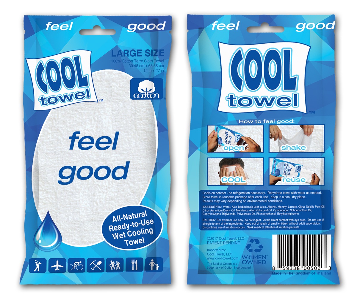 Cool Towel 100 Cotton Hygienic Ready To Use Cooling