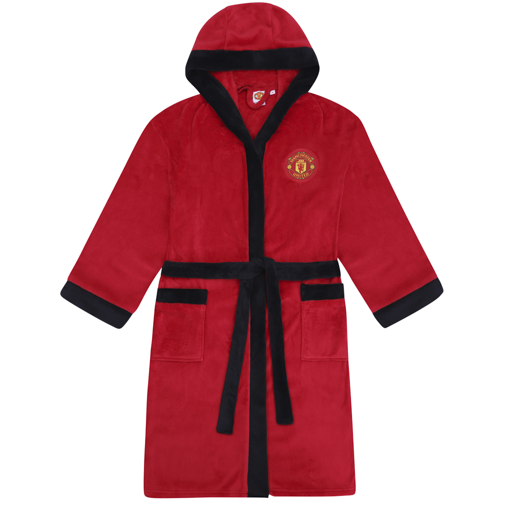 Herrenmode Men's Manchester United Dressing Gown Official Football Club