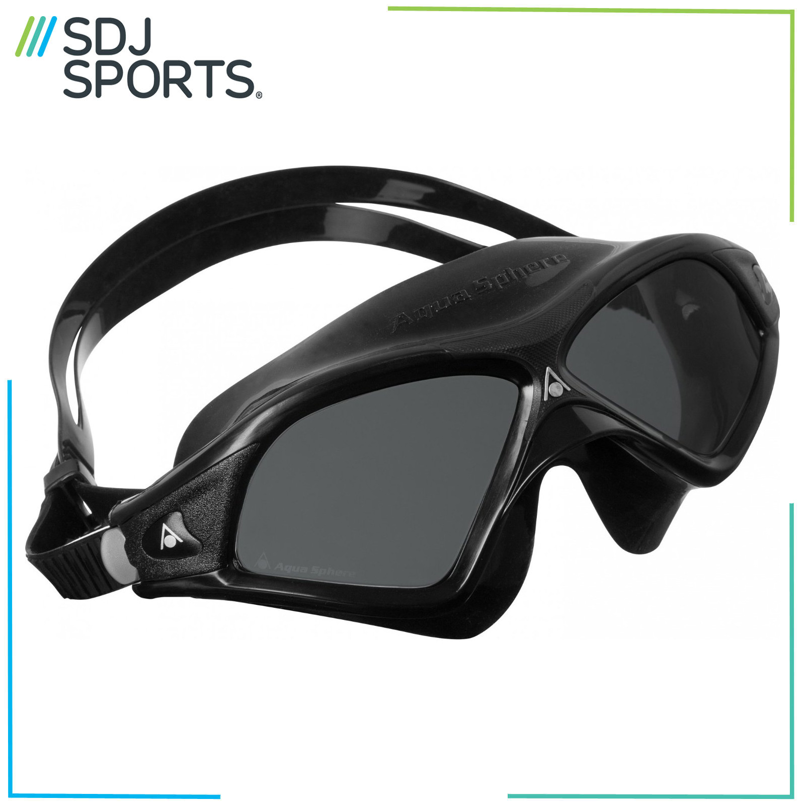 AQUA SPHERE SEAL XP2 MEN'S ADULT UV ANTIFOG SWIMMING TRIATHLON GOGGLES
