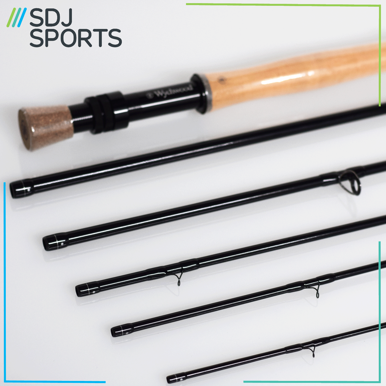 WYCHWOOD QUEST V2 SIX PIECE 9FT 6 INCH 7WT FLY FISHING ROD WITH CASE