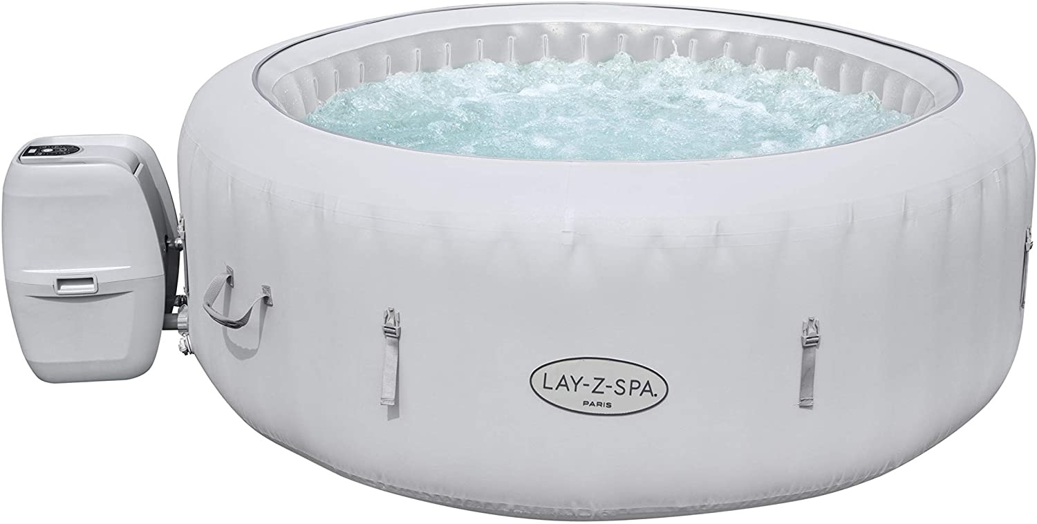 LayZSpa 46 Person Inflatable Hot Tub Paris New 2021 Model eBay