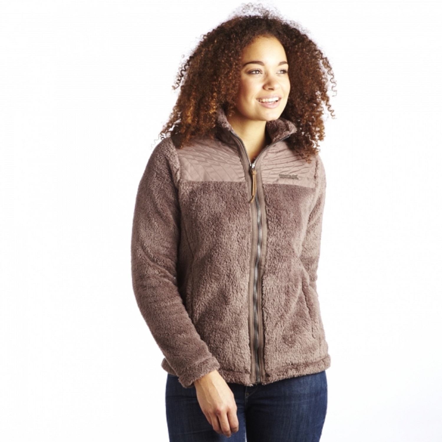 Regatta Cuddle Up Womens Full Zip Fluffy Quilted Fleece Jacket eBay