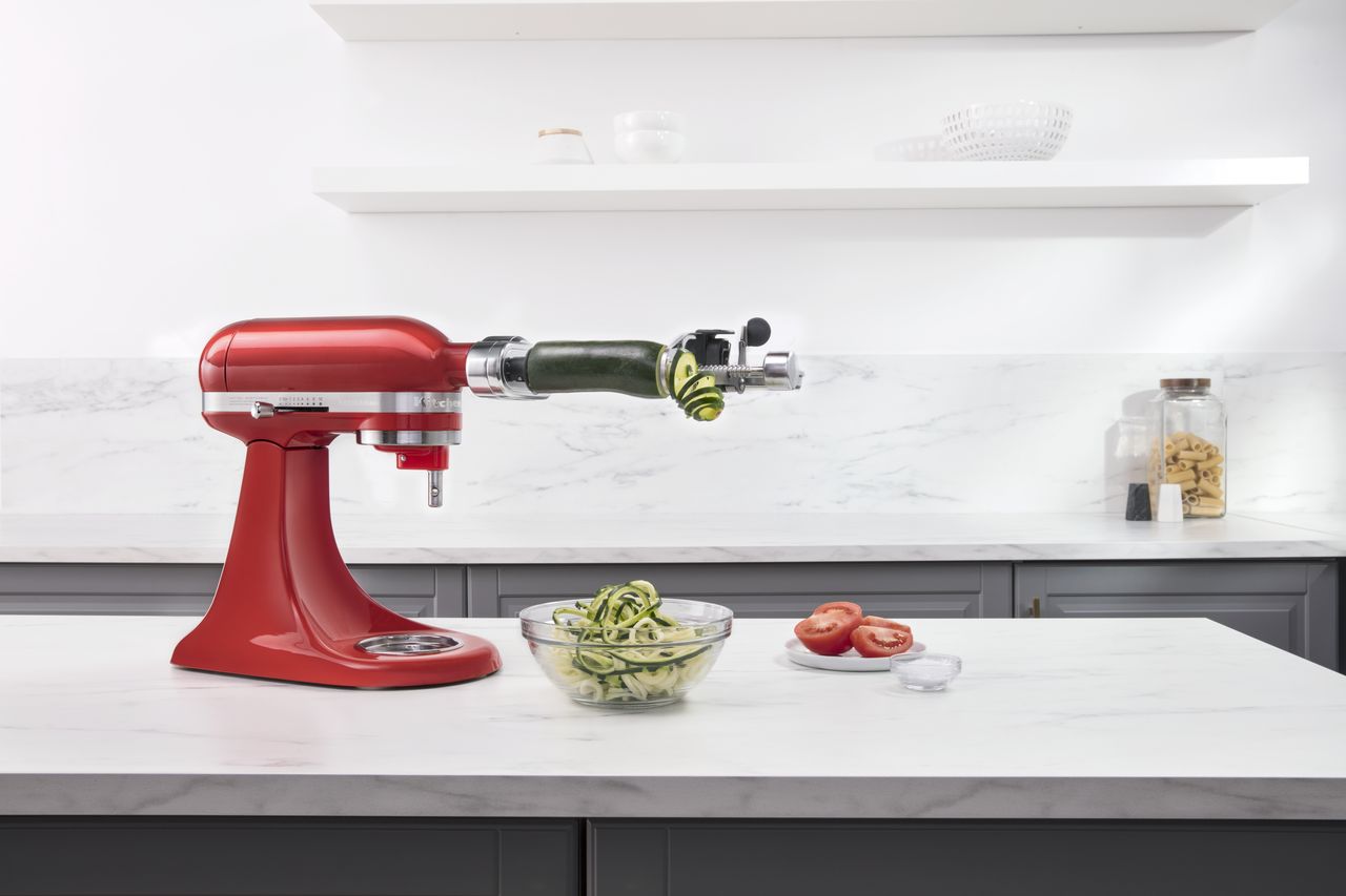 KitchenAid 7 Blade Spiralizer Plus with Peel, Core and Slice, KSM2APC