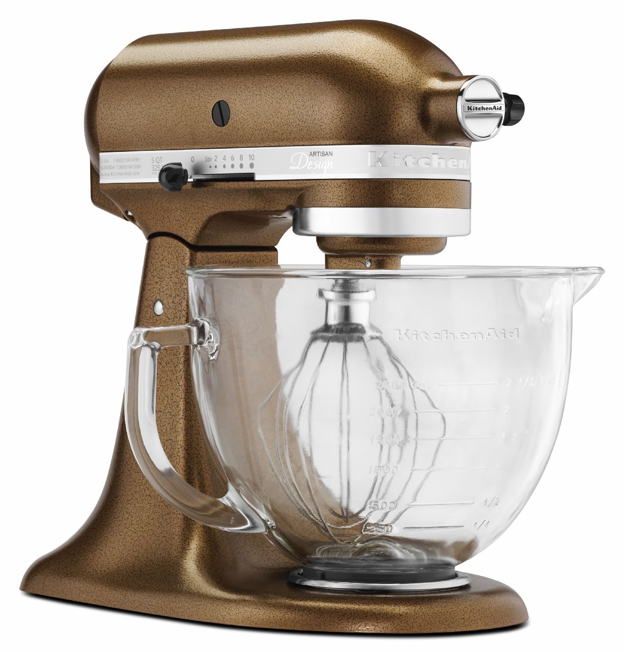 KitchenAid® Artisan® Design 5Qt. TiltHead Stand Mixer, Glass Bowl