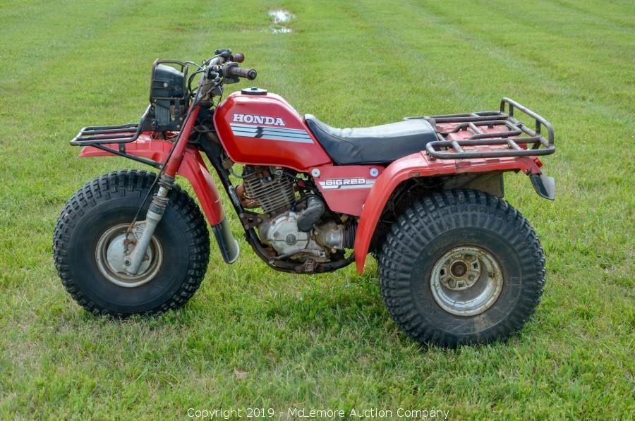 McLemore Auction Company Auction Collection of 6 Honda All Terrain