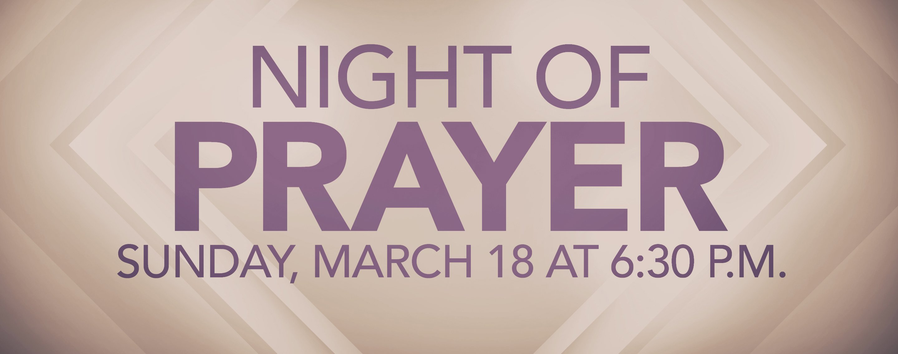 Night of Prayer Calvary Baptist Church