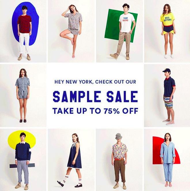 Sleepy Jones Sample Sale, New York, September 2016