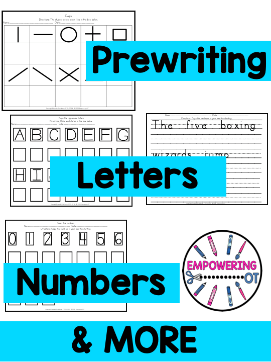 Occupational Therapy Screening IEP Goal Tracking Your Therapy Source
