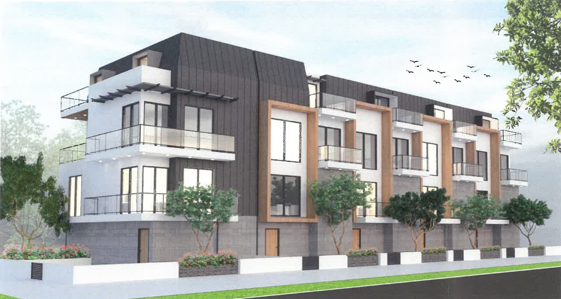 5 townhousestyle apartments planned near The Grove Livabl
