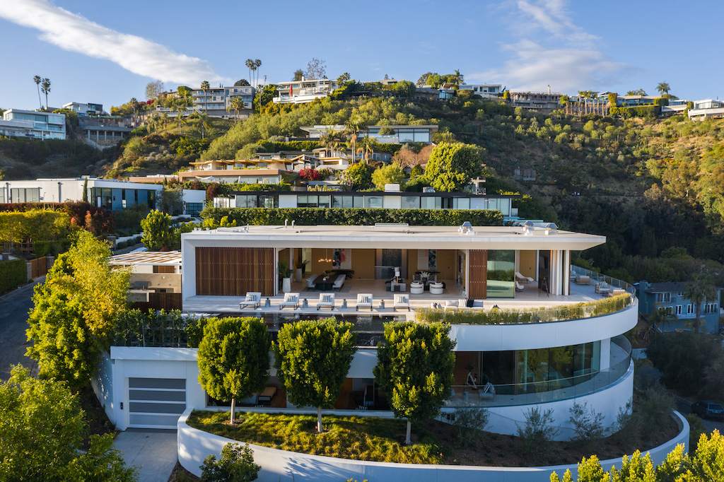 22 million newlybuilt home above the Sunset Strip comes with a car
