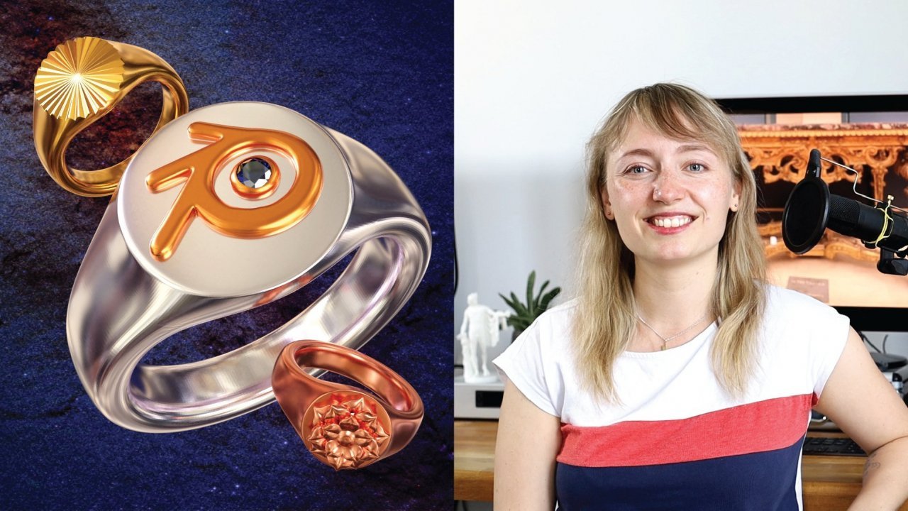 Online Course Learn Blender Creative and 3D Printable Jewelry Design