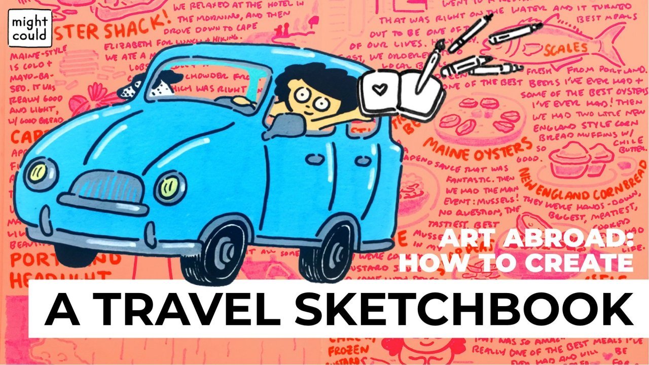 Online Course Art Abroad How to Create a Travel Sketchbook from