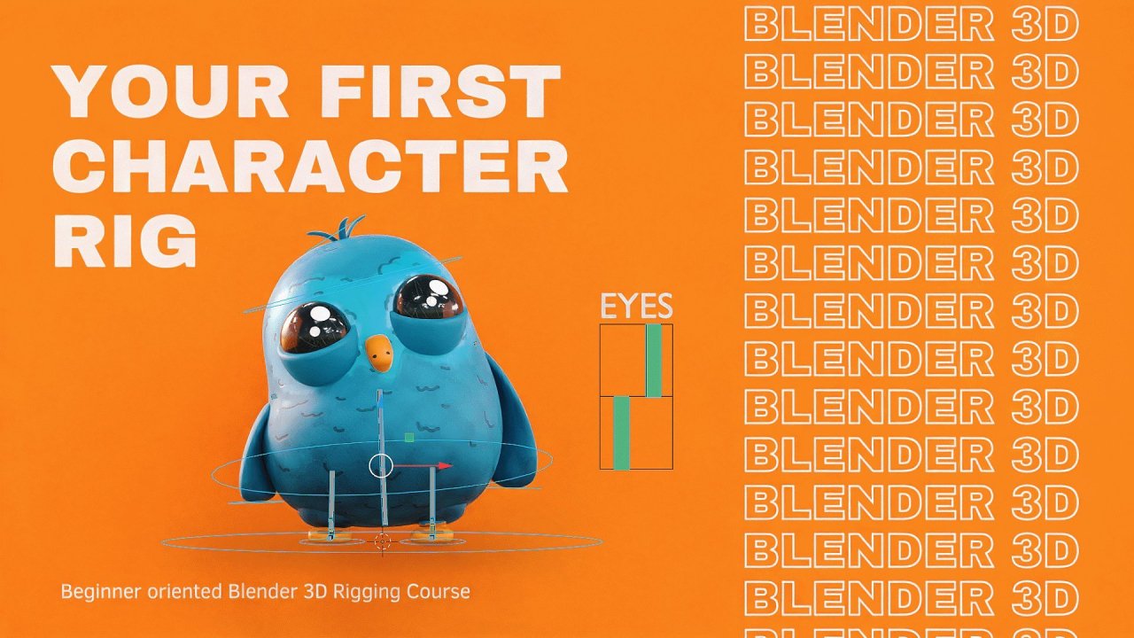 Online Course Animating in Blender 3D Your First Character Rig from