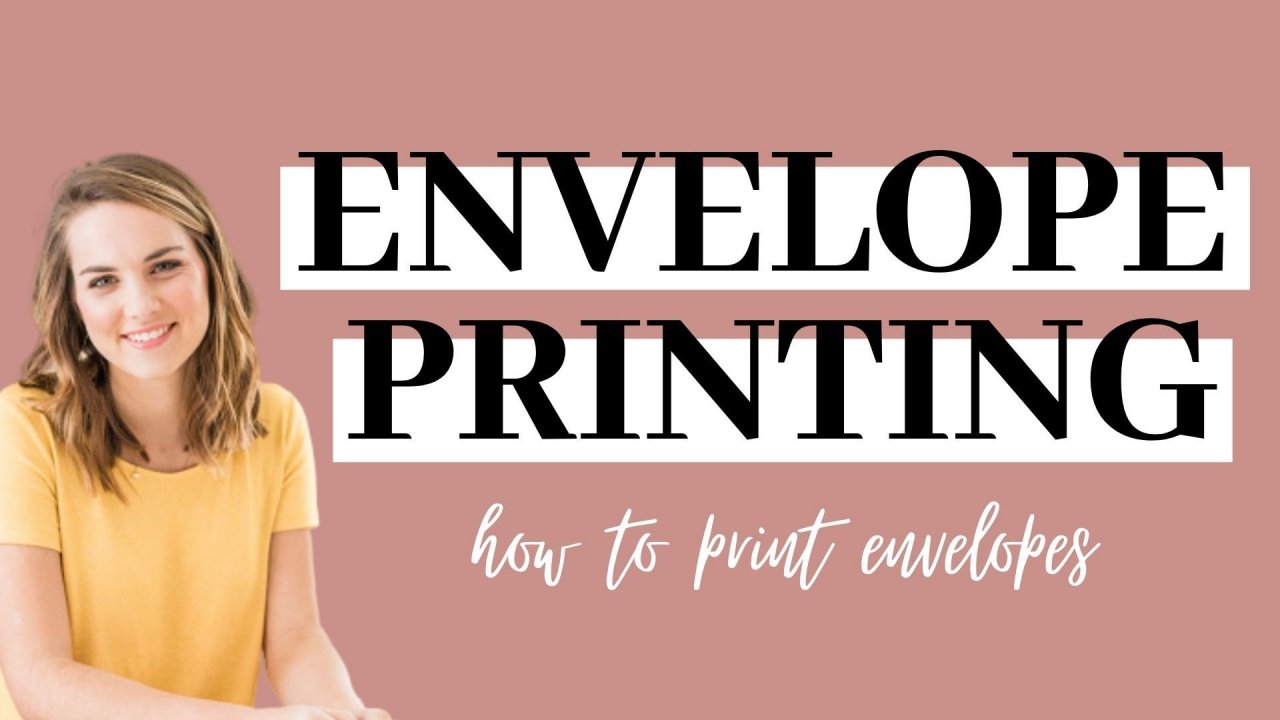 Online Course How to Print Envelopes Printing Invitation Envelopes