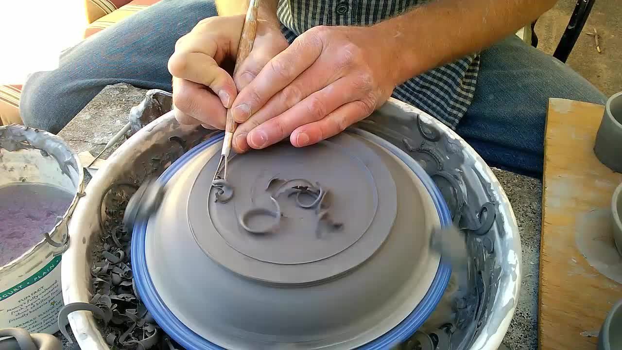 How to Throw and Trim a Plate on the Pottery Wheel Clay and Ceramics