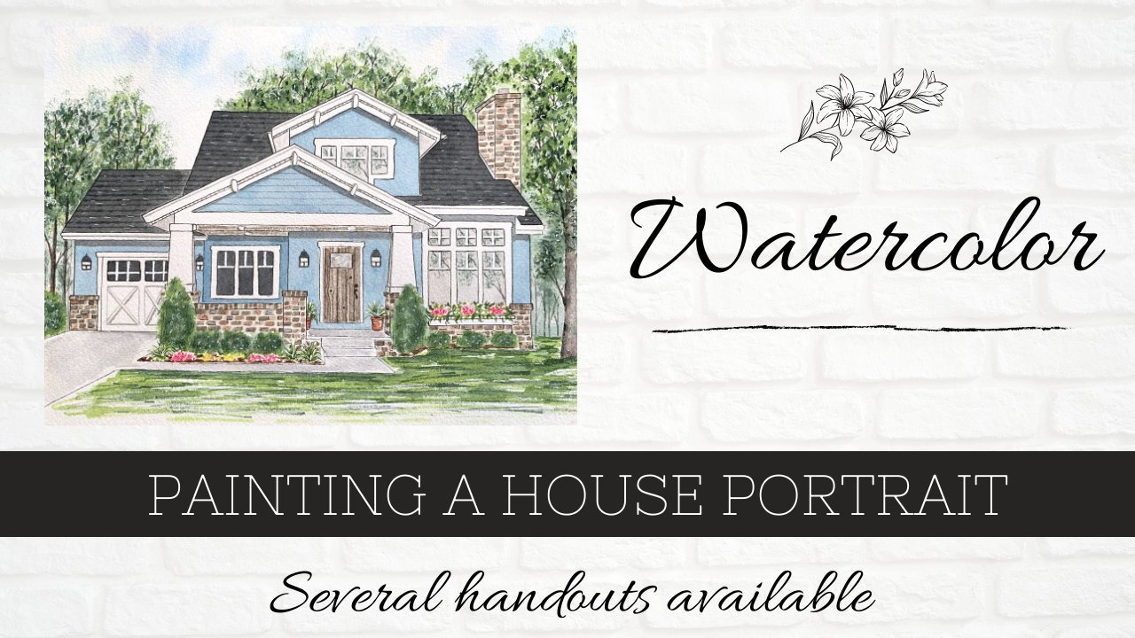 Online Course Watercolor Painting a House Portrait from Skillshare