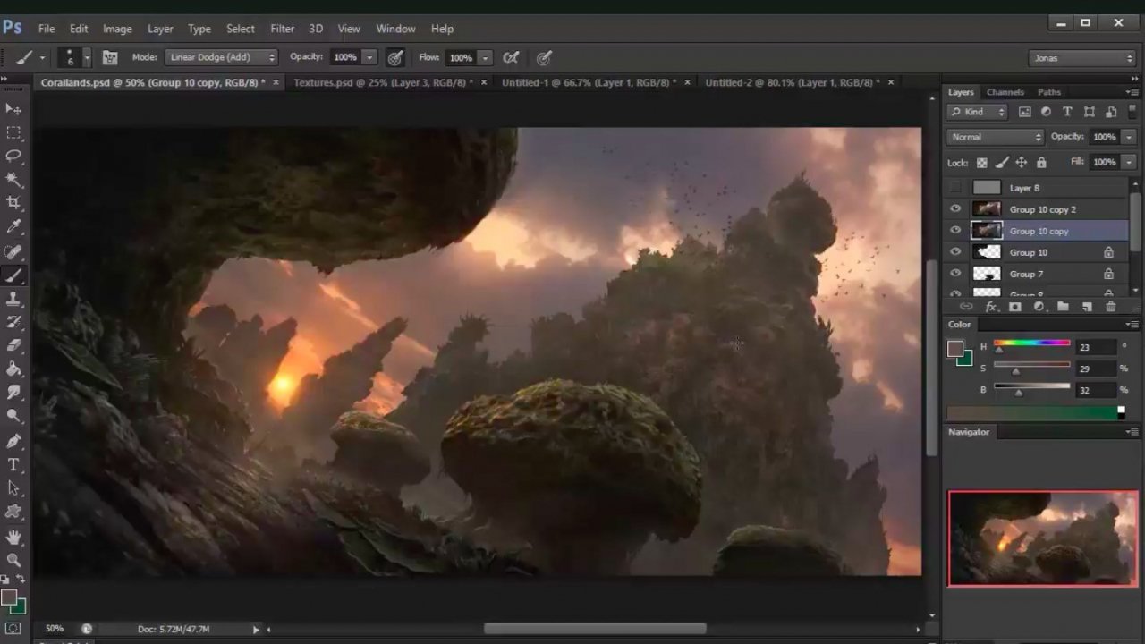 Online Course Digital Painting Concept Landscapes from Skillshare