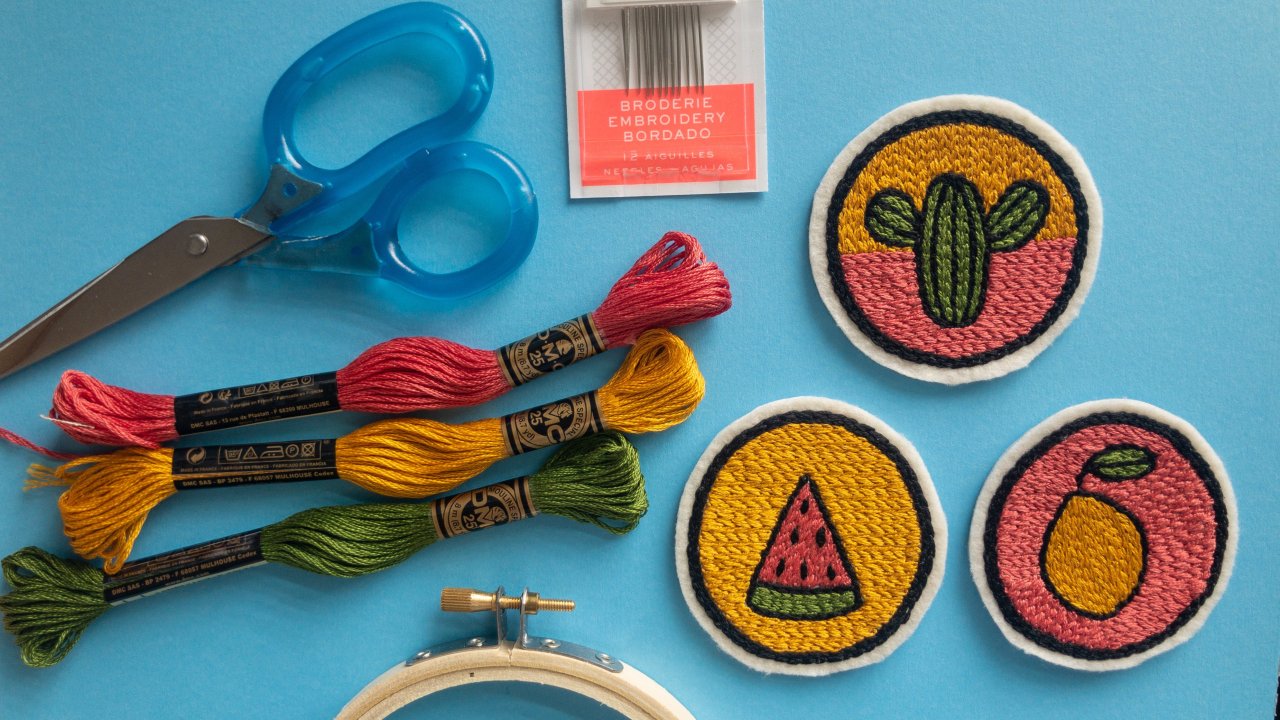 Online Course Felt Patches with Hand Embroidery from Skillshare Class Central