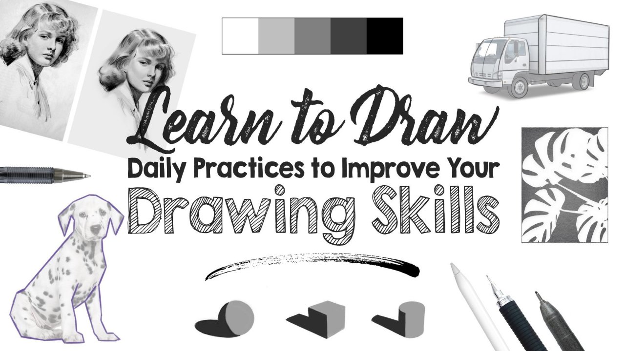 Online Course Learn to Draw Daily Practices to Improve Your Drawing