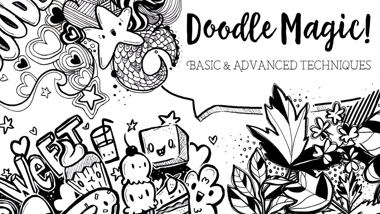 Online Course Doodle Magic Beginner & Advanced Techniques for