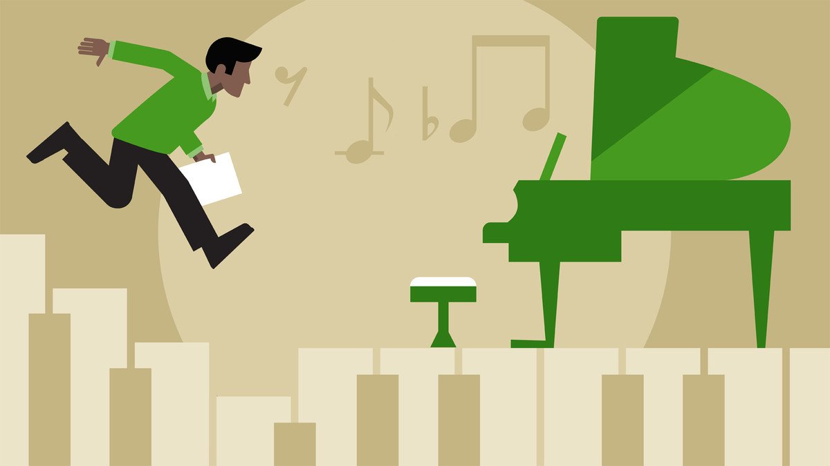 Online Course Jazz Piano Lessons 2 Song Foundations from LinkedIn