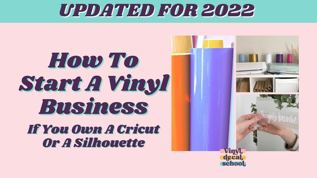 Online Course How to Start a Vinyl Business (if you own a Cricut or Silhouette) from Skillshare