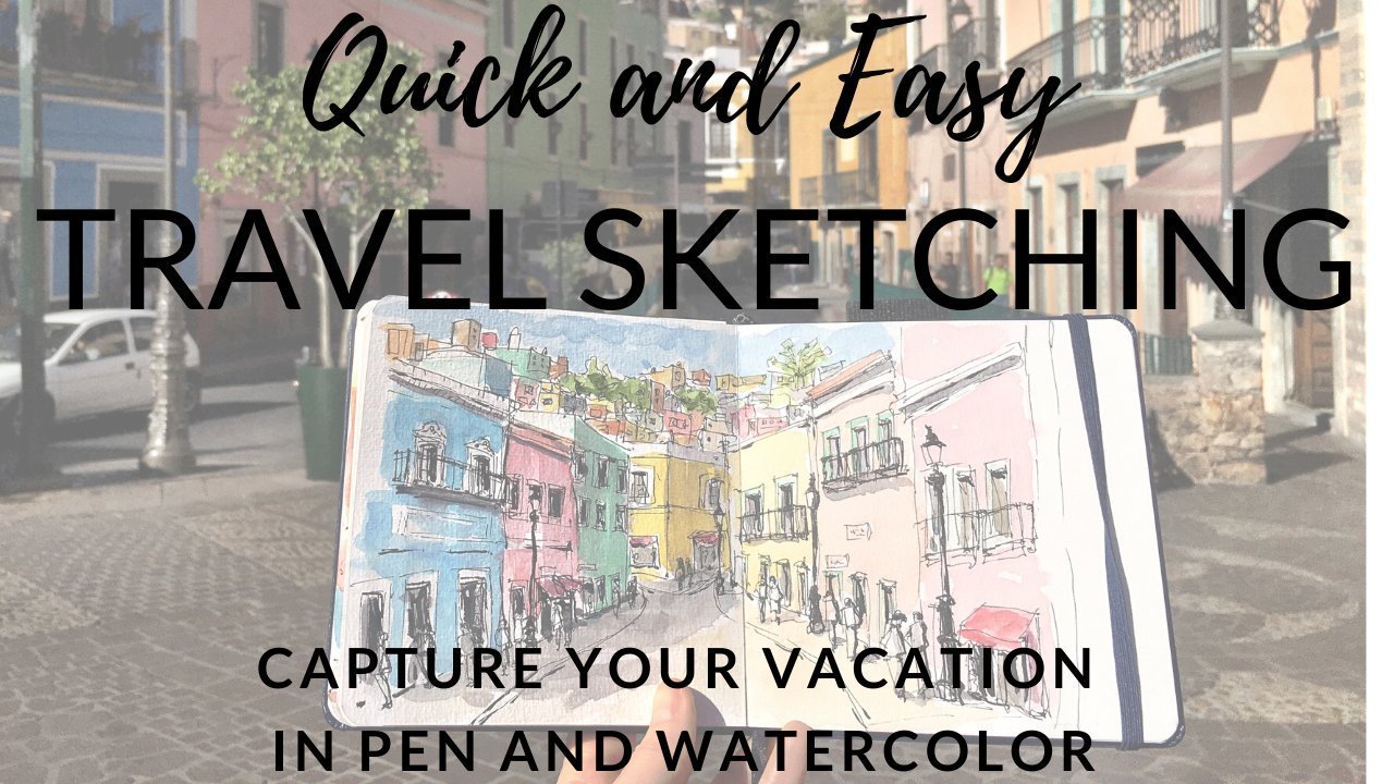 Online Course Quick and Easy Travel Sketching Capture Your Vacation