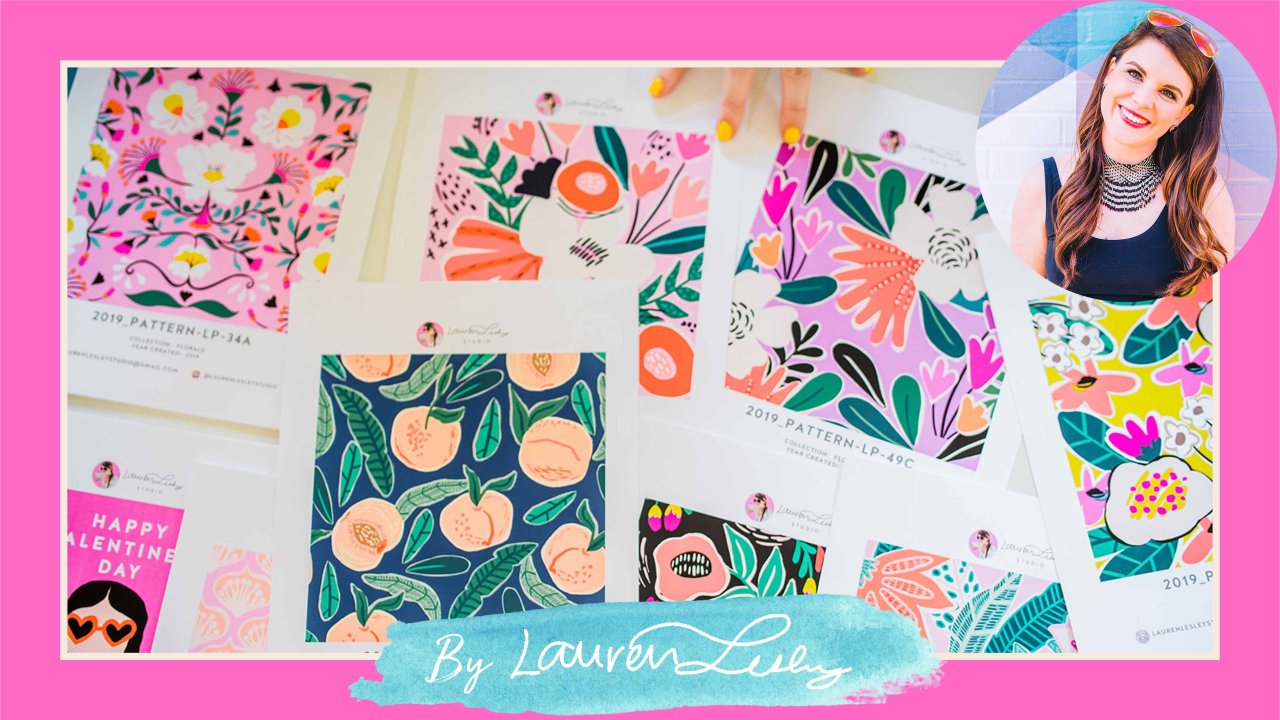 Online Course PATTERN PORTFOLIO Showcase Your Surface Pattern Design Portfolio or Textile